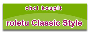 e-shop textilní roleta classic style